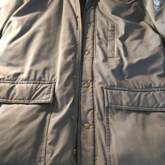 Camel Men's XL Puffy Hoodie Heavy Winter Coat Goose Down Full Zip Parka Coziest - Picture 5 of 13